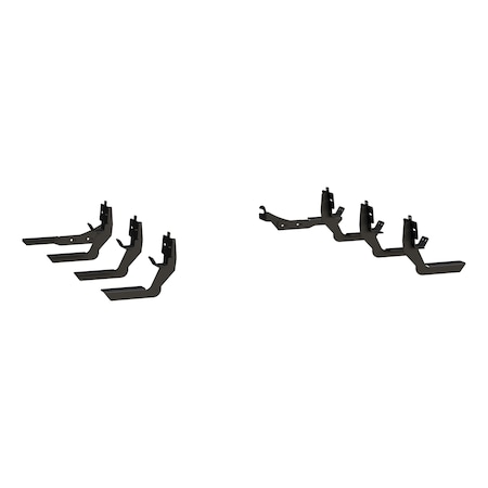 Luverne GRIP STEPS & BRACKETS RUNNING BOARD MOUNTING BRACKET BLACK TEXTURED PO 401438